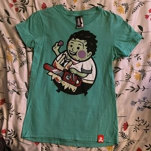 Johnny Cupcakes Leather face Shirt